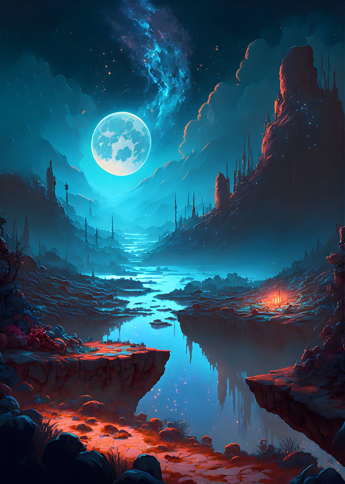Full Moon Panorama