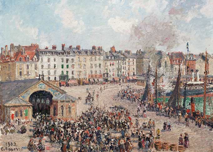 Fishmarket 1902 Pissarro