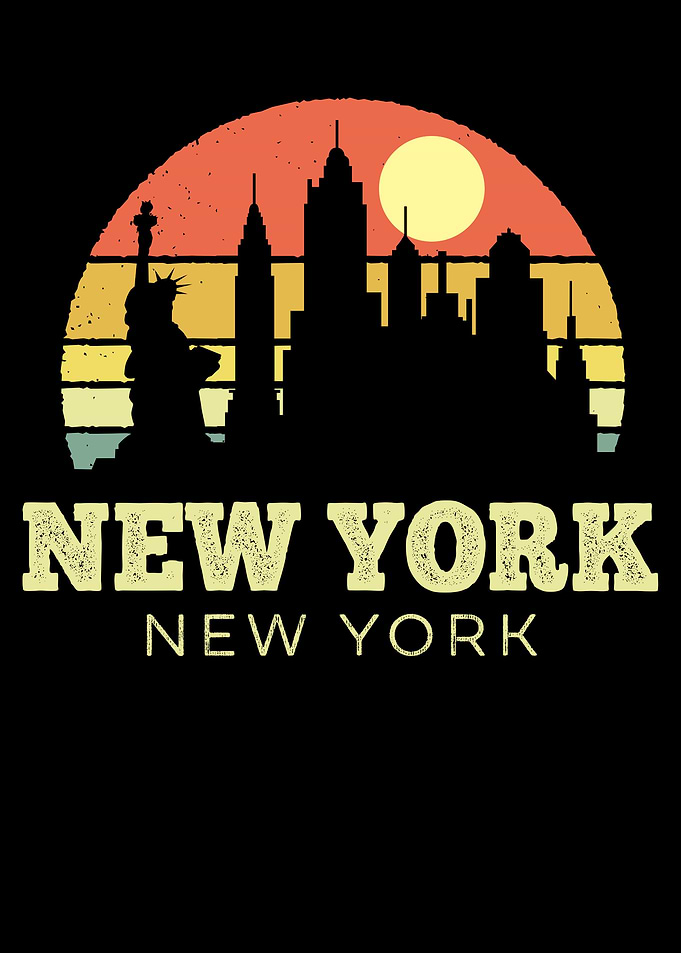 New York Vintage Sunset