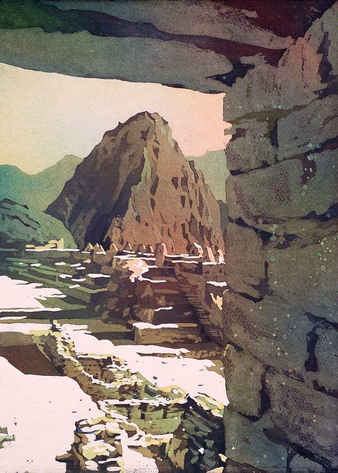 Machu Picchu ruins Peru