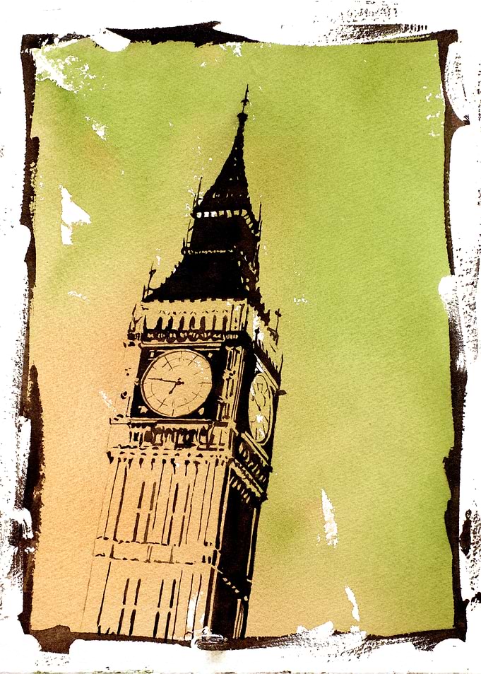 Big Ben London artwork