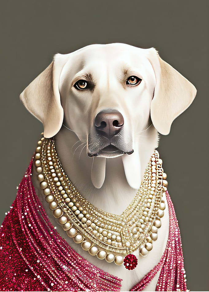 Portrait of labrador dog