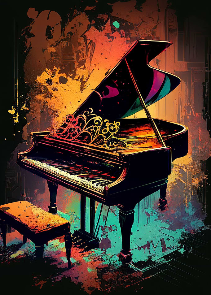 Piano Colorful