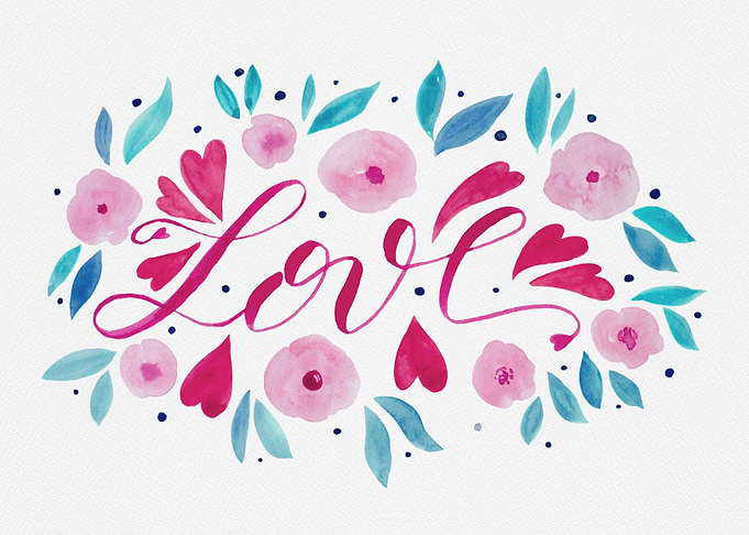 Love and flowers