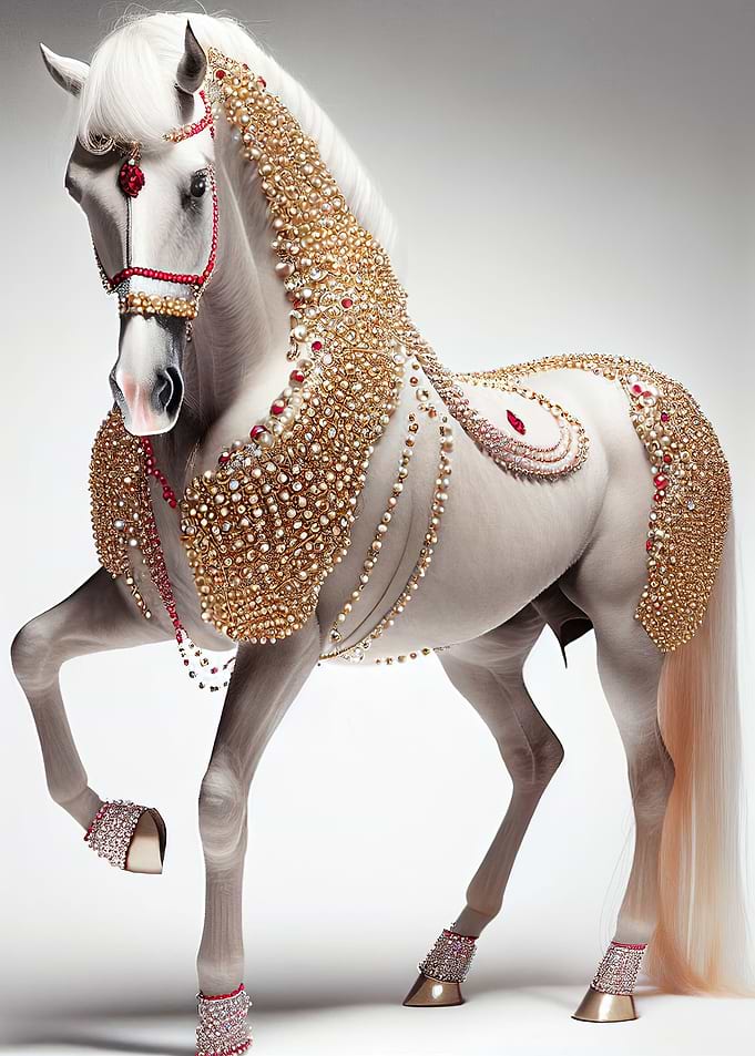 Luxury horse portrait