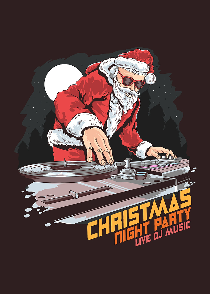 Christmas party santa dj