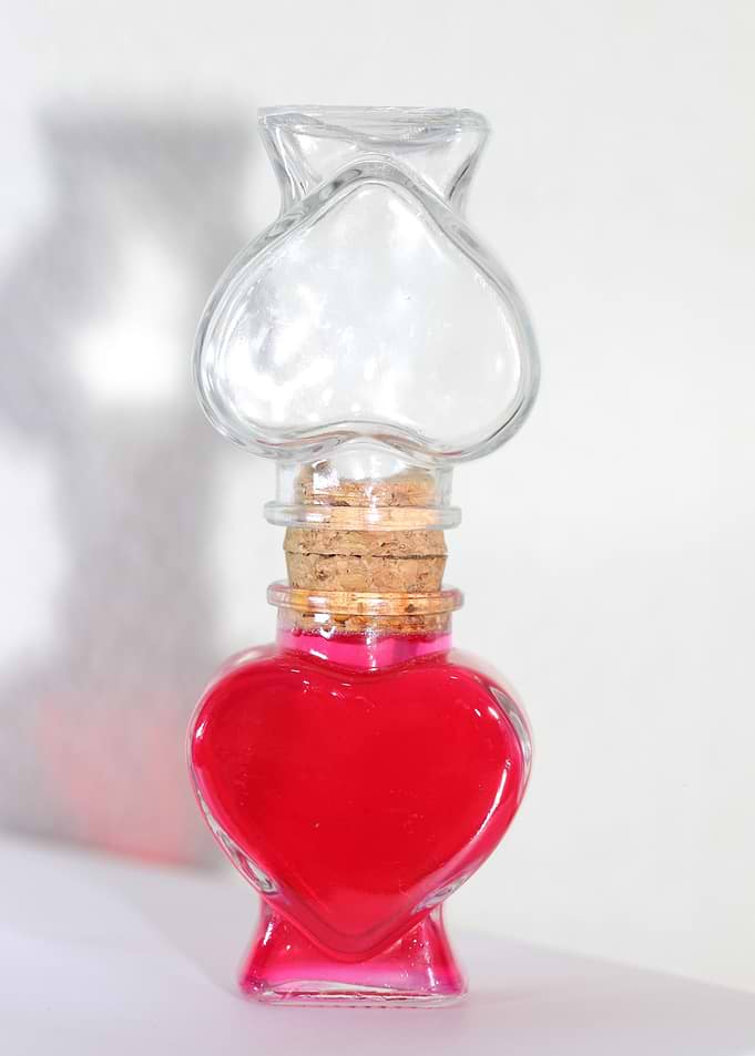 Heart shaped container
