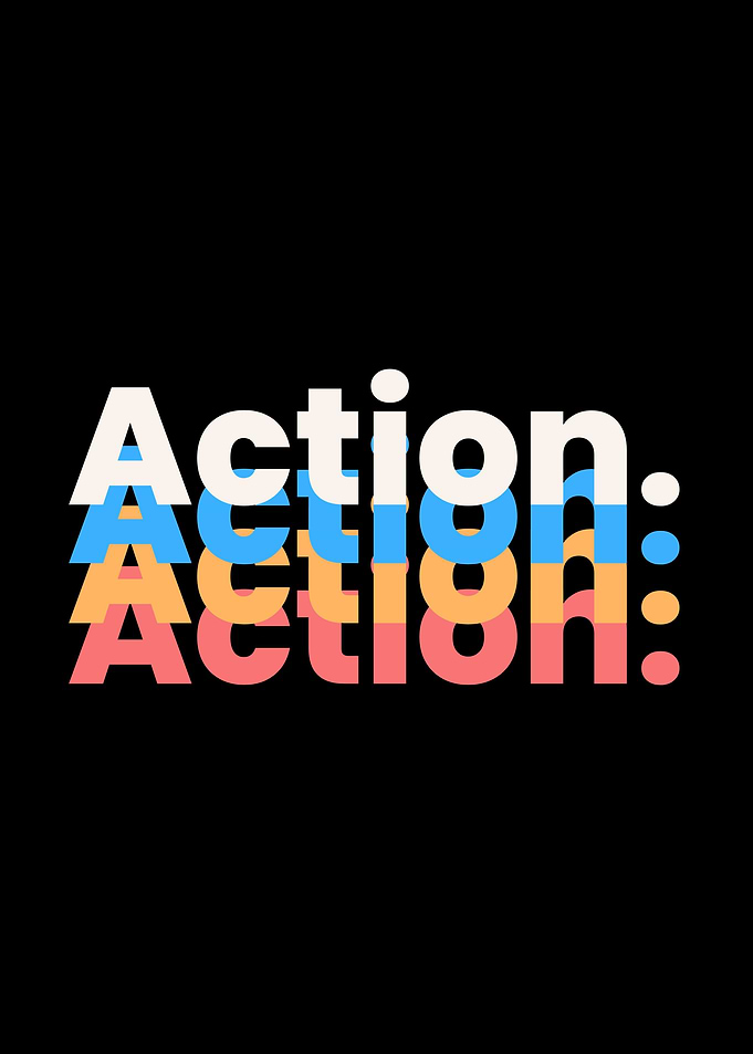 inspirational Words action