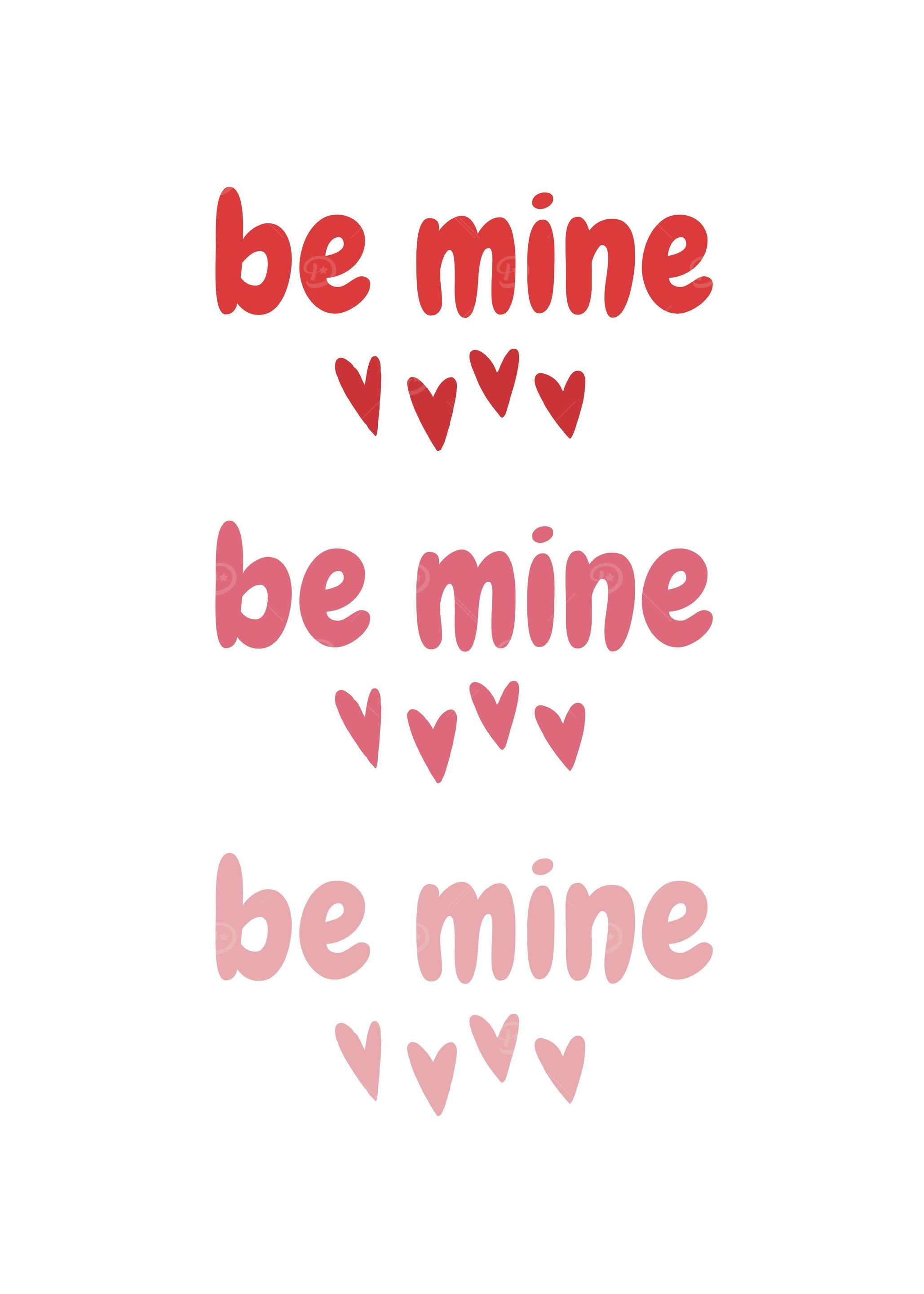 Be Mine Hearts