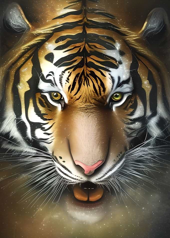 Tiger Animal Portrait