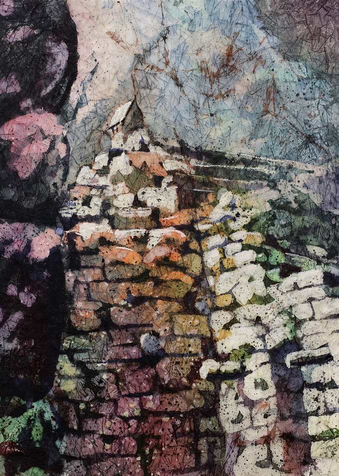 Machu Picchu Peru artwork