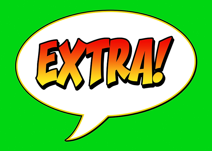 Comic book speech extra