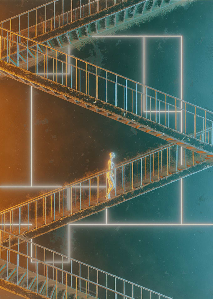 Stair Stair 3D Artwork