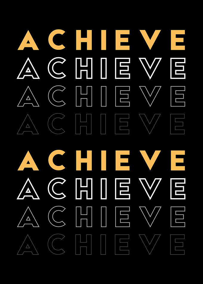 inspirational Word achieve