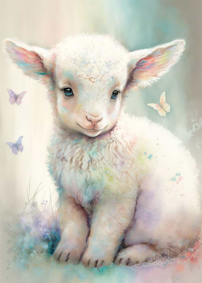Cute little lamb