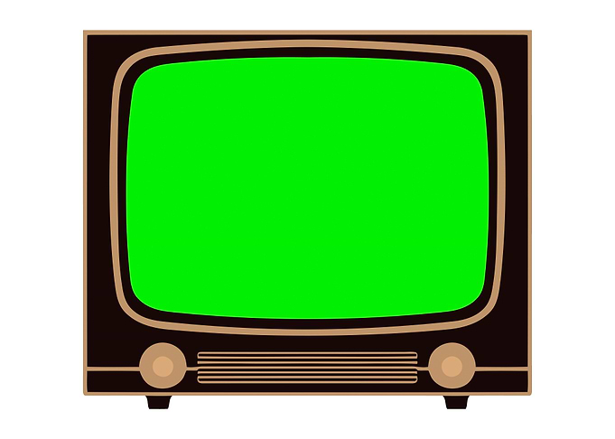 Old retro tv set illustrat