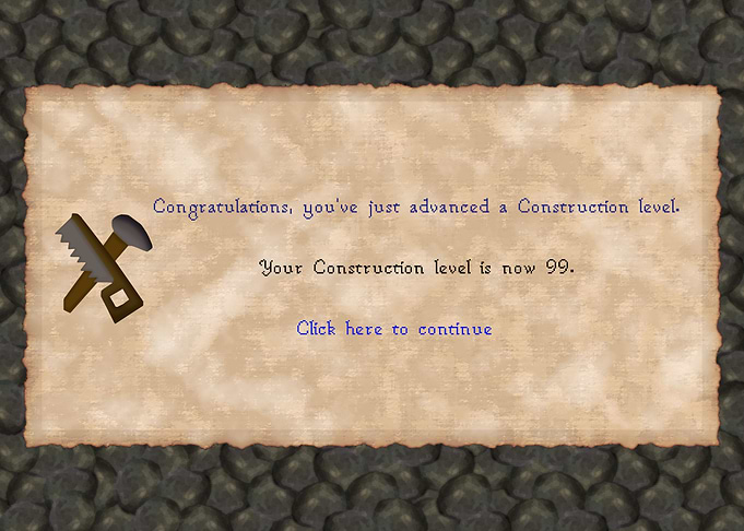 Runescape LVL 99 Construct