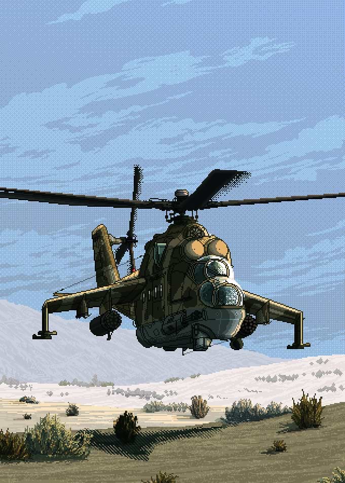 Pixel Art Hind