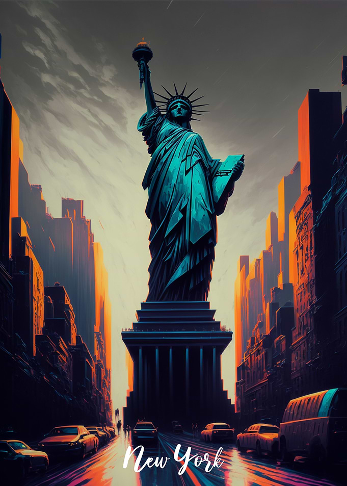 Artsy Statue Of Liberty 1