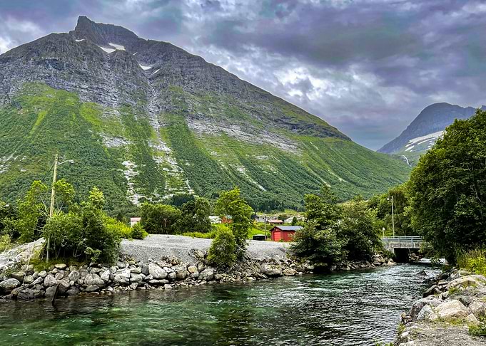 Norway River Fjord Hill