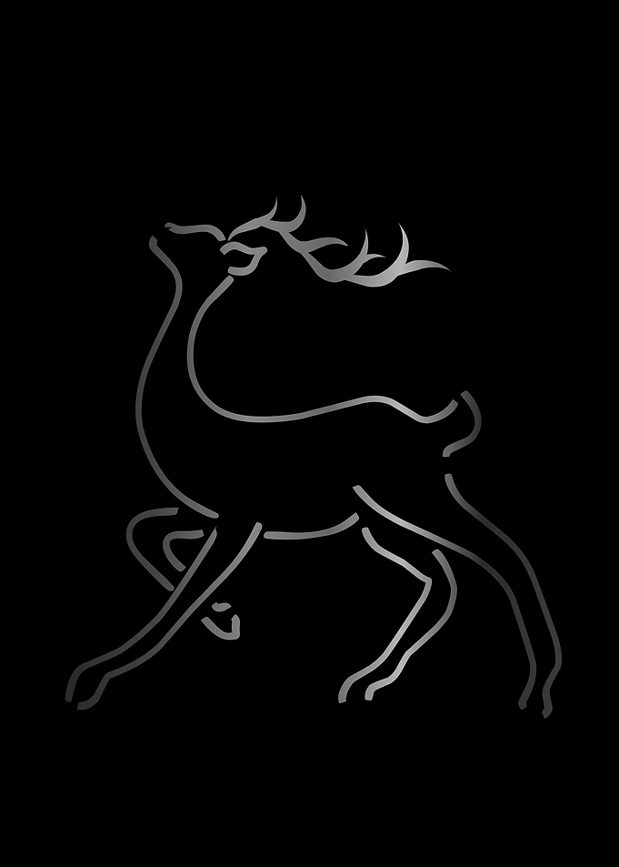 line art deer