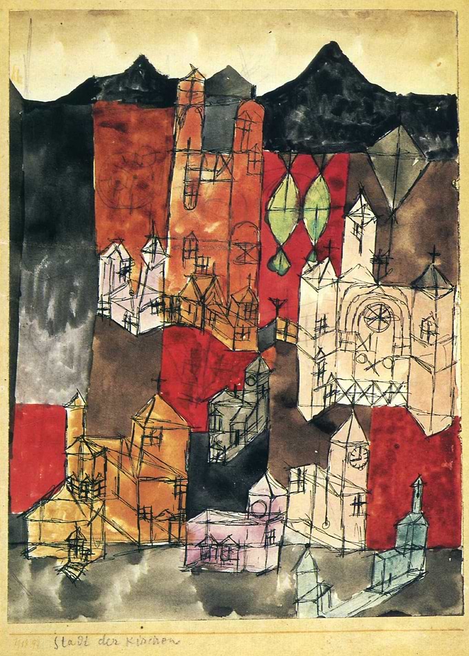 city of churches 1918 Klee