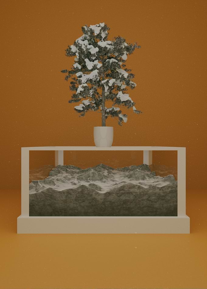 Snow Inside 3D Artwork