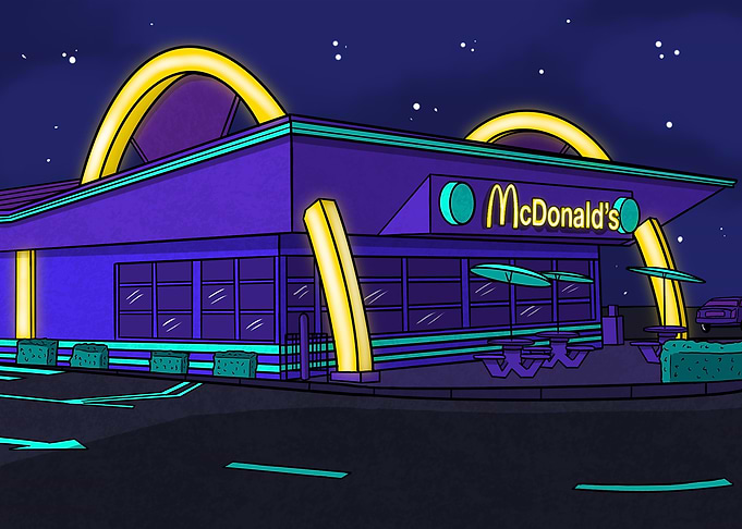 McDonalds After Midnight