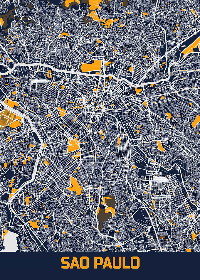 Sao Paulo City Map