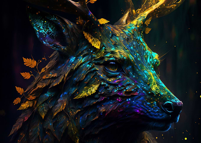 Fantasy Mythical Deer