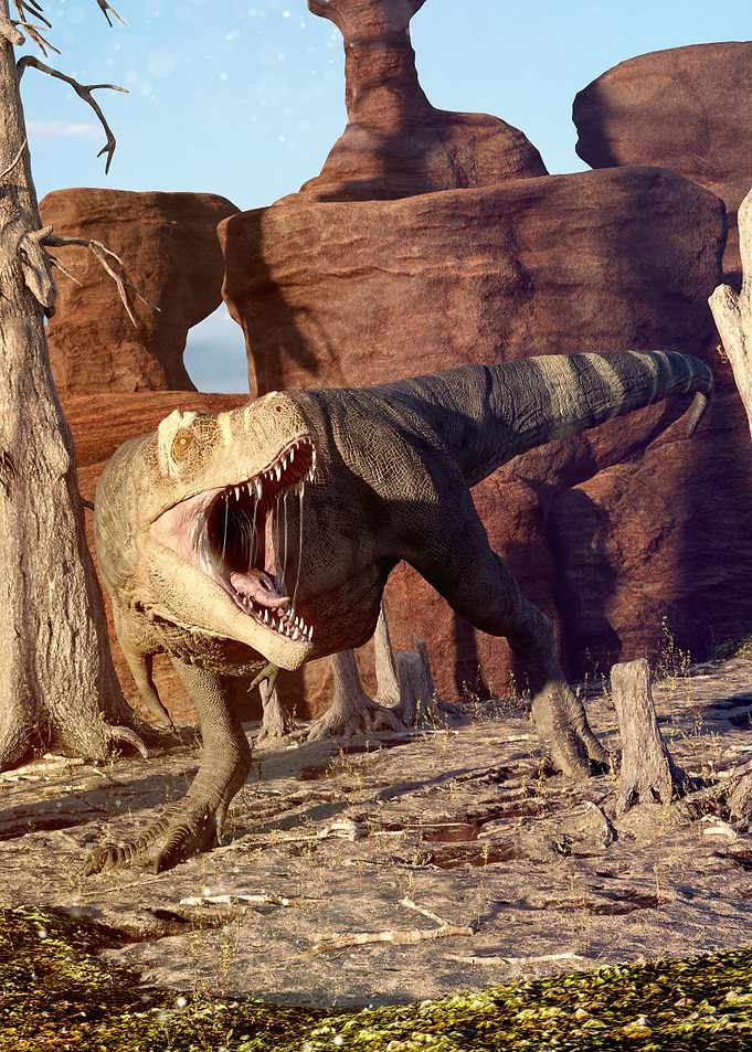 Tyrannosaurus rex dinosaur