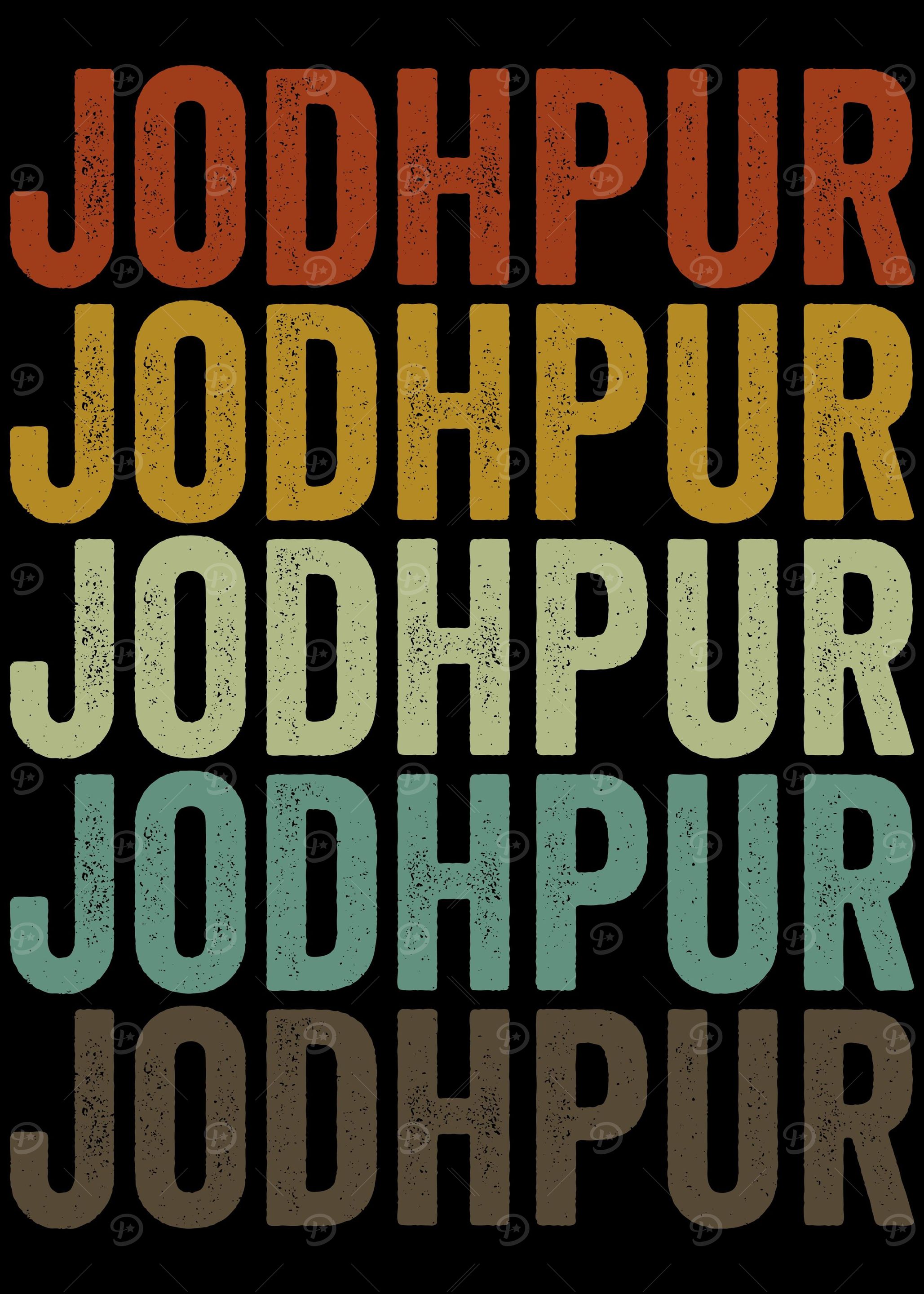 Jodhpur India Retro