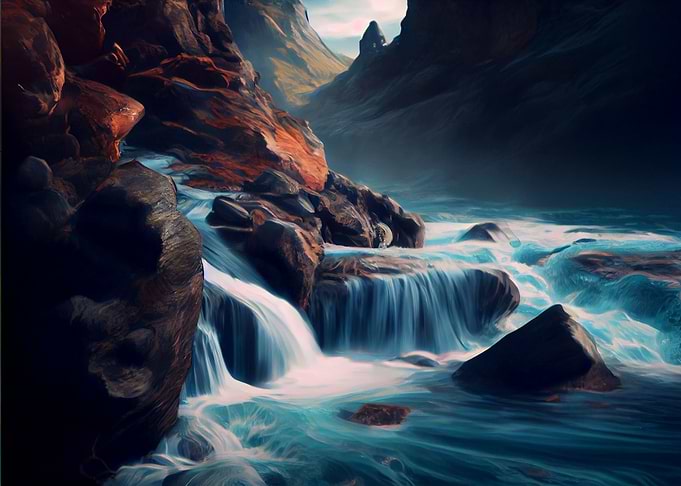 The waterfalls