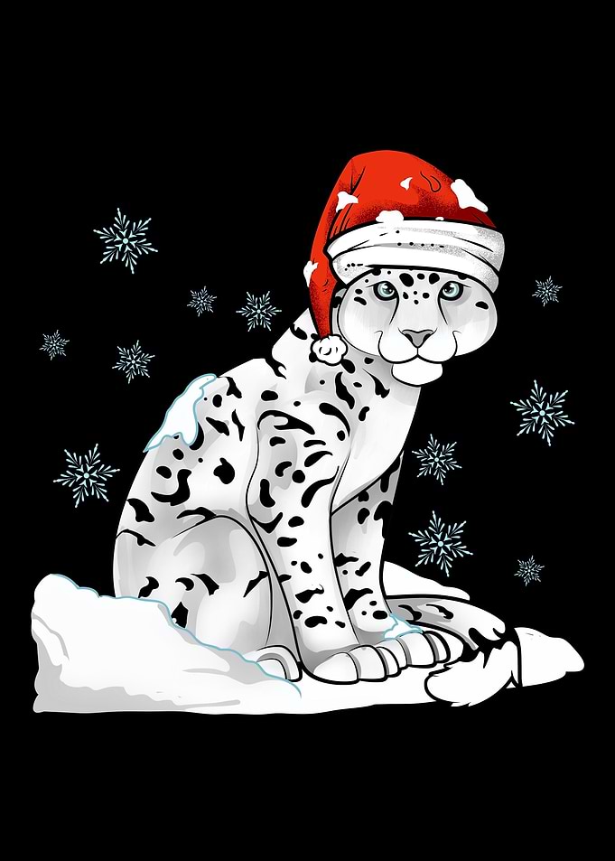 Snow Leopard Christmas