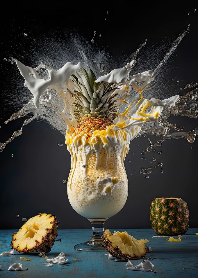 Pina Colada Pop Cocktail
