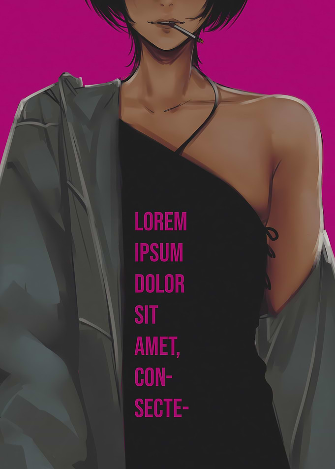 Girl Quote Lorem Ipsum Art
