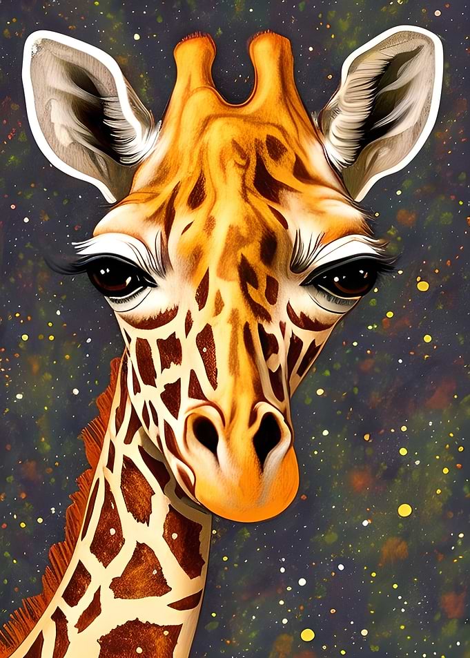 Giraffe Animal Portrait