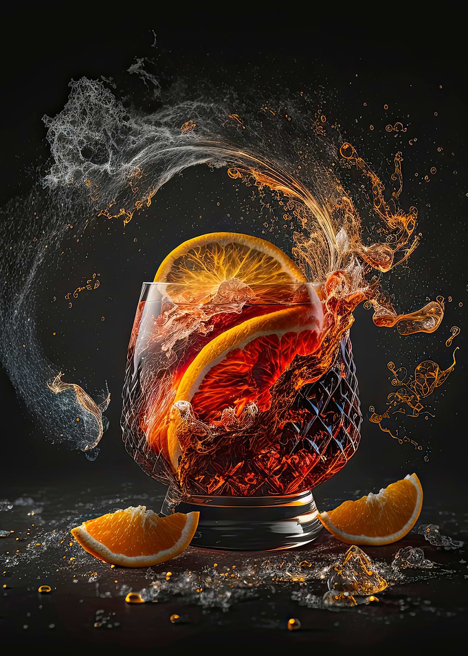 Bitter Blast Negroni drink