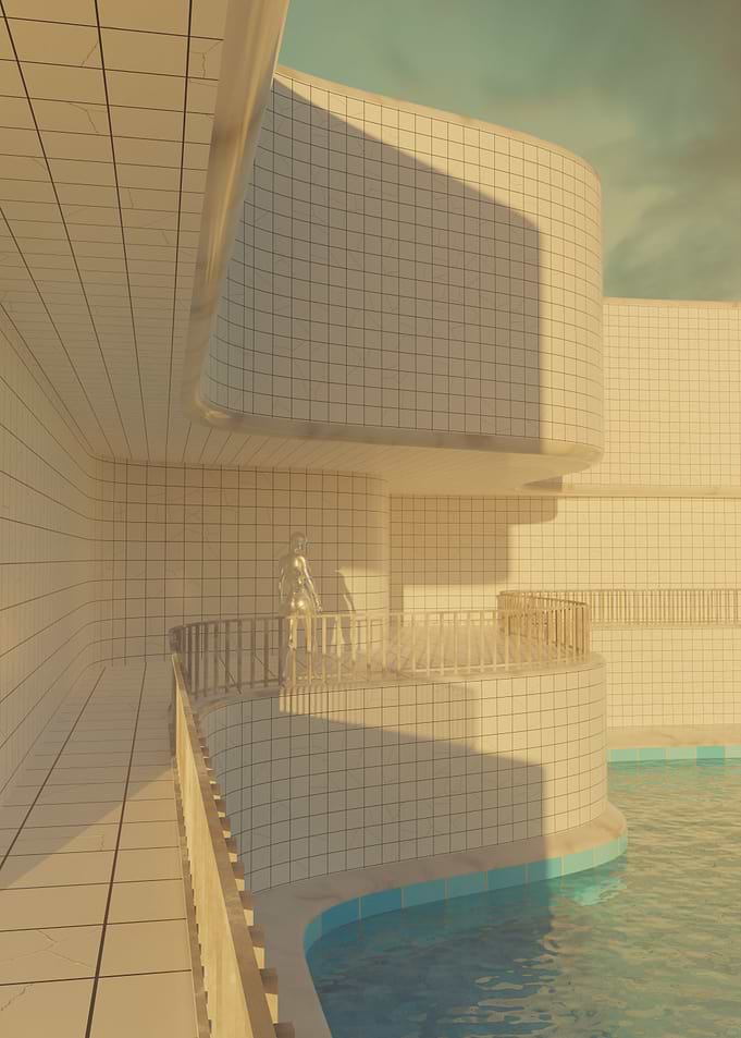 Pool poll 3D Artwork
