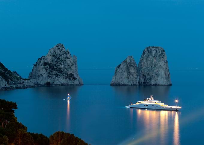 Faraglioni in Capri island