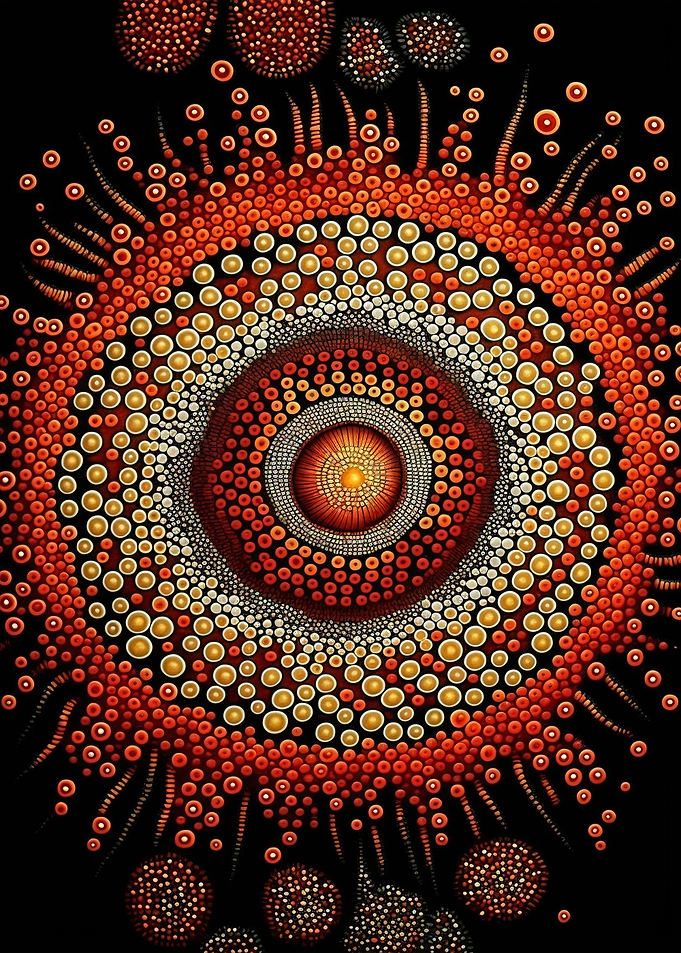 Australian Style Dot Paint