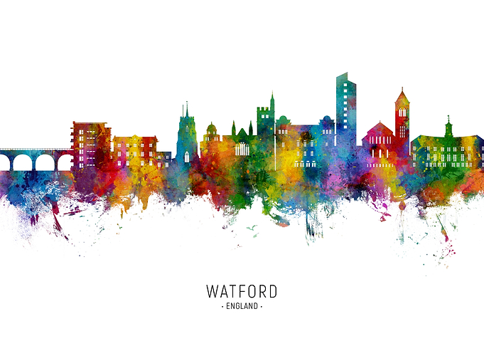 Watford Skyline England
