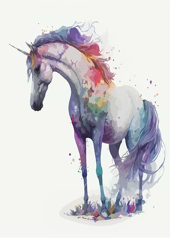 Unicorn Watercolor