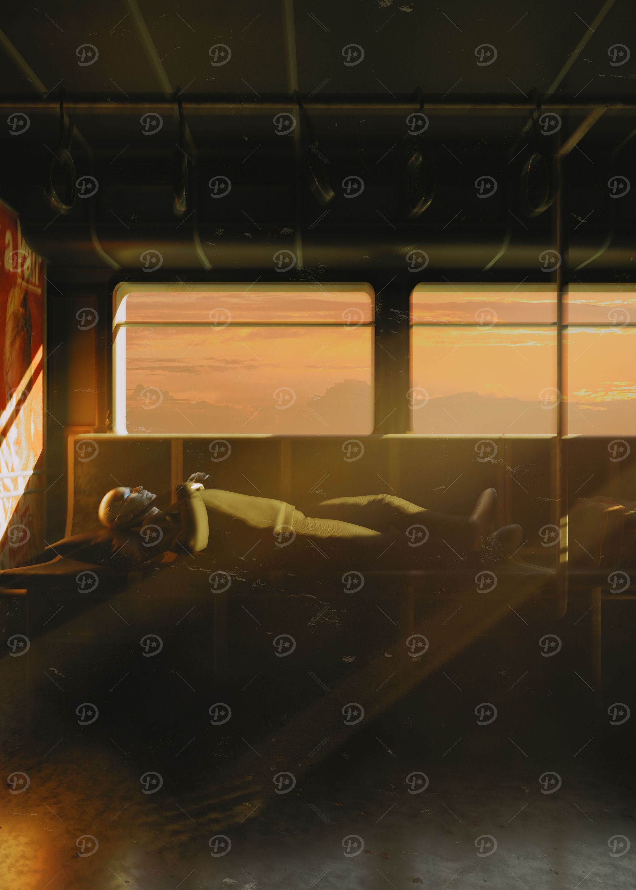 Travel Time 3D Artwork