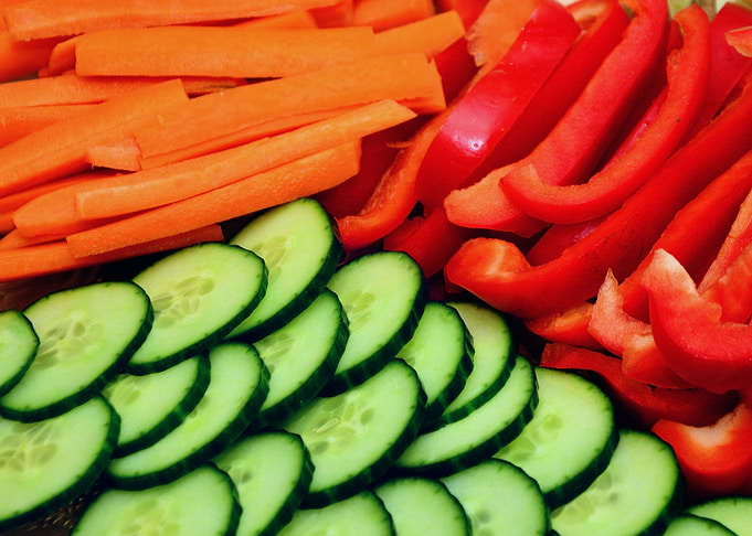 vegetables slices