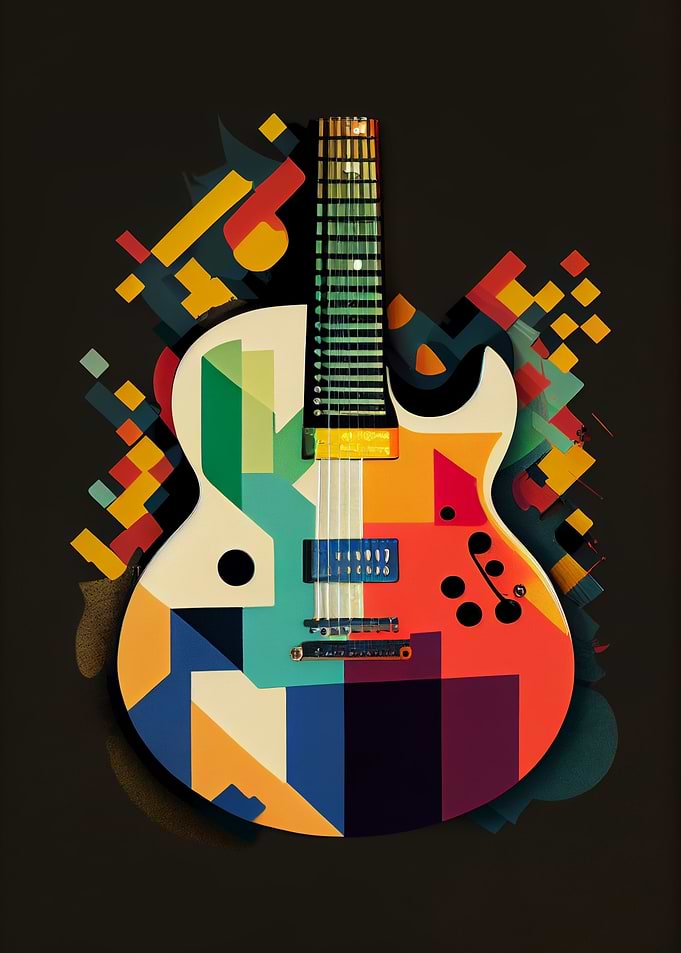 Abstract Guitar