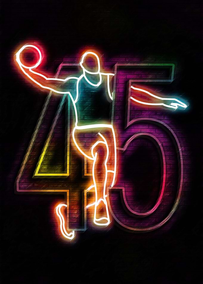 basketball legend 45