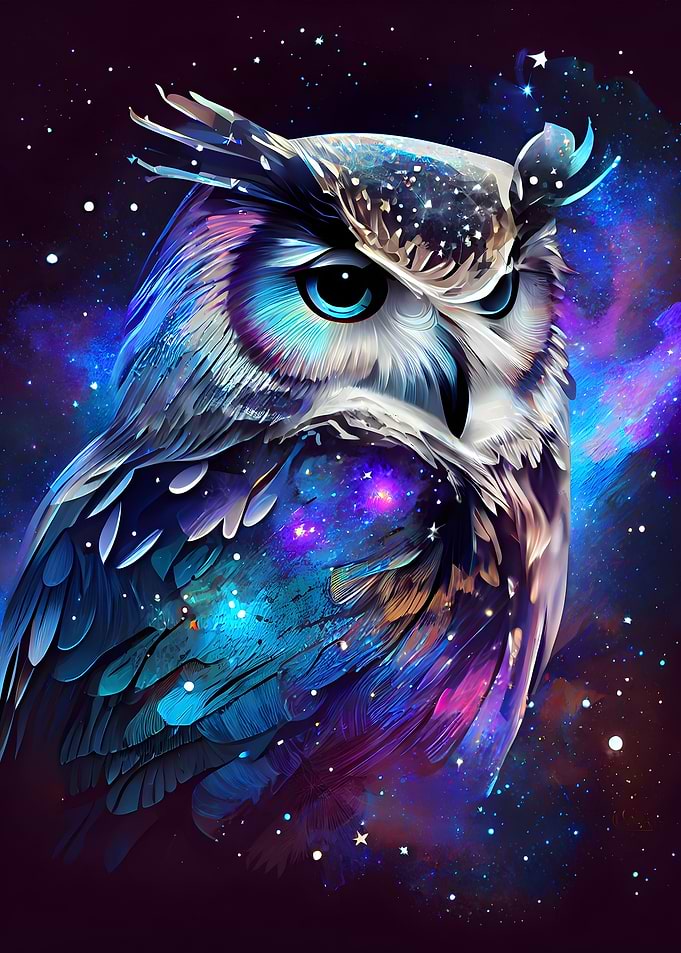 OWL with Galaxy Theme
