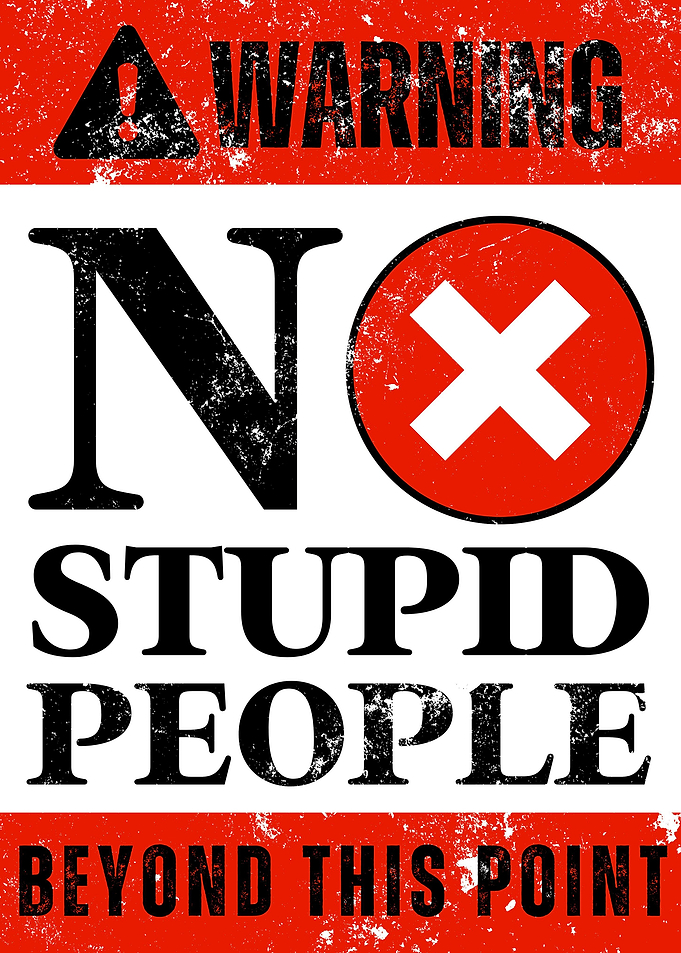 No Stupid People