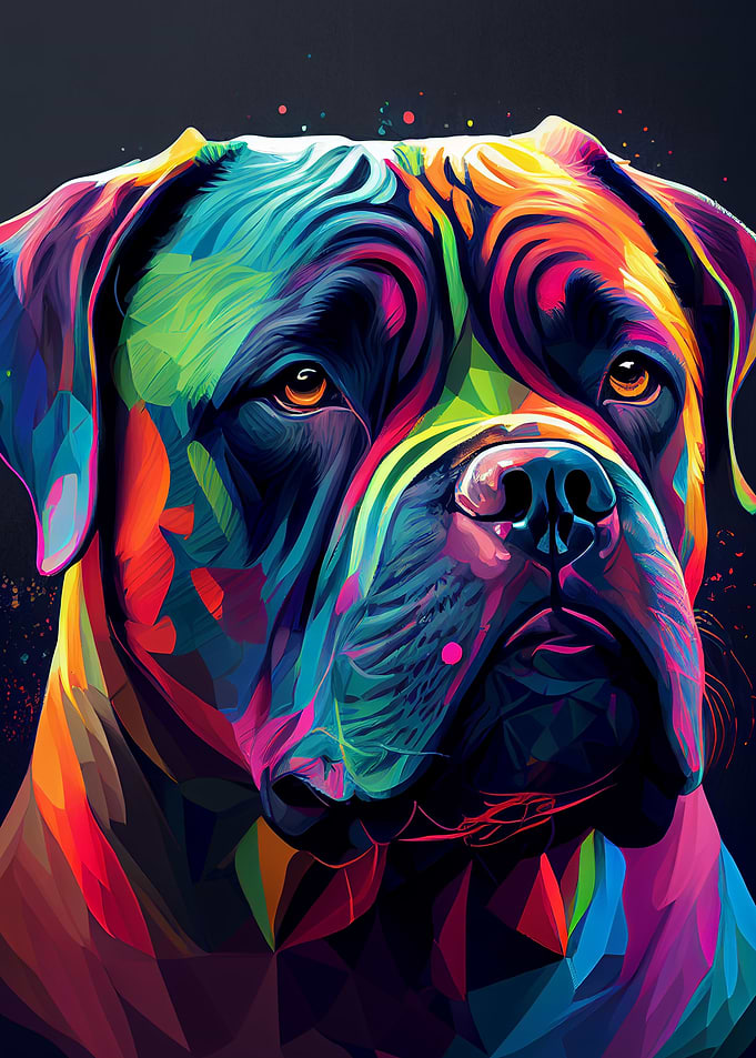 Cane Corso Colorful